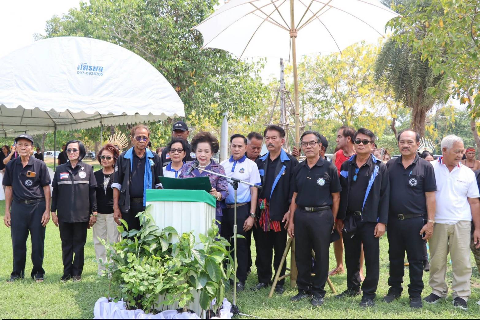 title - ผู้ว่าราชการจังหวัดพระนครศรีอยุธยา เป็นประธานในพิธีเปิดโครงการธรรมชาติยาตรา ทสม.อยุธยา ทำความดีเพื่อแม่ ณ ศูนย์ส่งเสริมและพัฒนาอาชีพเสริมนอกภาคการเกษตร (ศูนย์ศิลปชีพบางไทรฯ (เดิม)) 